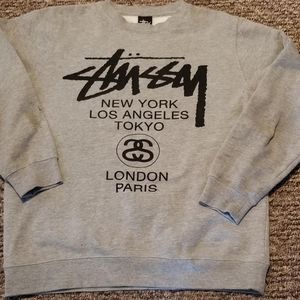 Stussy world tour sweatshirt